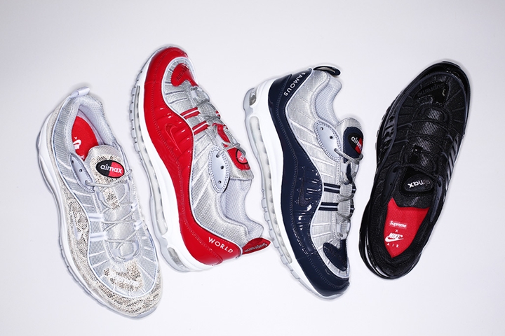 【速報】4/29からSUPREME x NIKE AIR MAX 98 (シュプリーム ナイキ エア マックス 98)が発売！