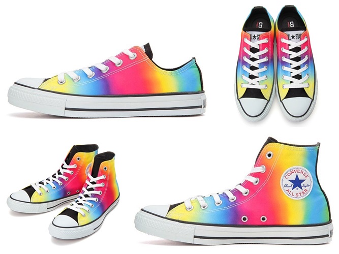 タイダイ レインボーカラーのコンバース オールスターが5月発売！ (CONVERSE ALL STAR COLORFULTIEDYE R OX/HI)