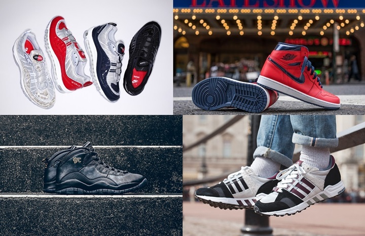 【まとめ】4/30発売の厳選スニーカー！(SUPREME x NIKELAB AIR MAX 98)(AIR JORDAN X “NYC City” Pack)(AIR JORDAN 1 RETRO HIGH OG “David Letterman”)(Footpatrol adidas CONSORTIUM Equipment Running Cushion 93)他