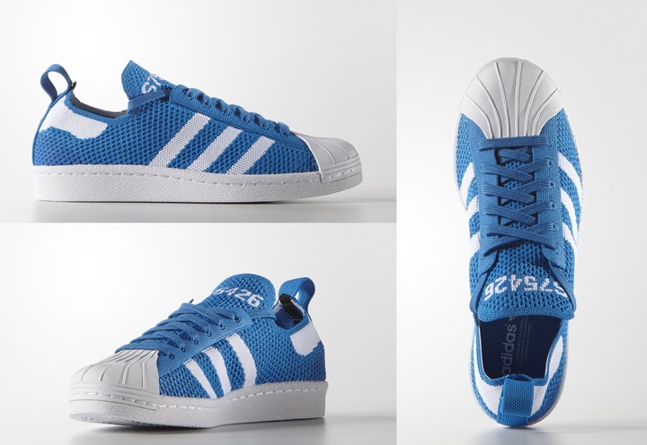 海外展開！adidas Originals SUPERSTAR 80s PRIMEKNIT “Blue/White” (アディダス オリジナルス スパースター 80s プライムニット “ブルー/ホワイト”) [S75426]