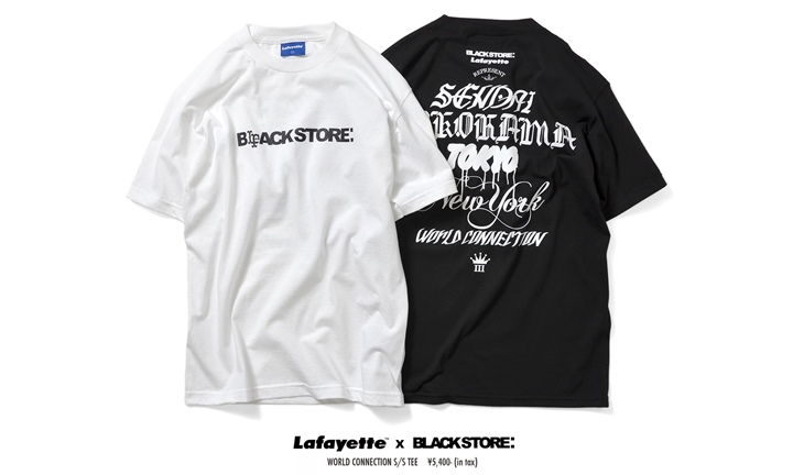 BLACKSTORE × Lafayette WORLD CONNECTION TEEが再販売中！ (ブラックストア ラファイエット)