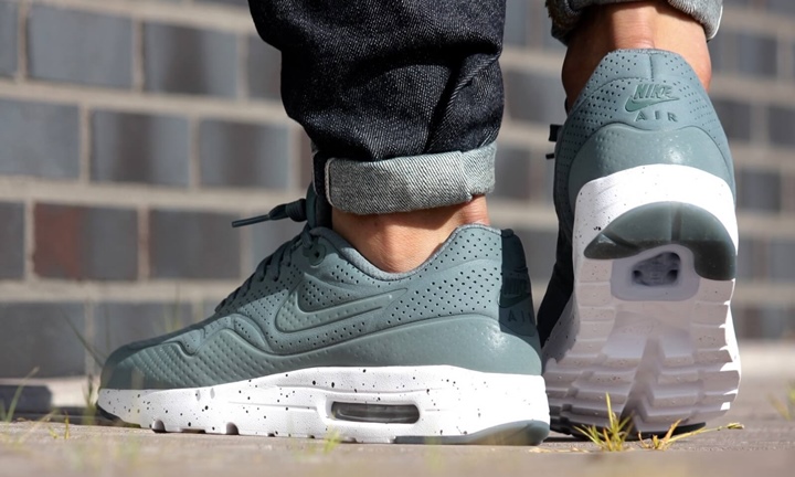 1 NIKE AIR MAX 1 ULTRA MOIRE Hasta White 705297 302 Fullress