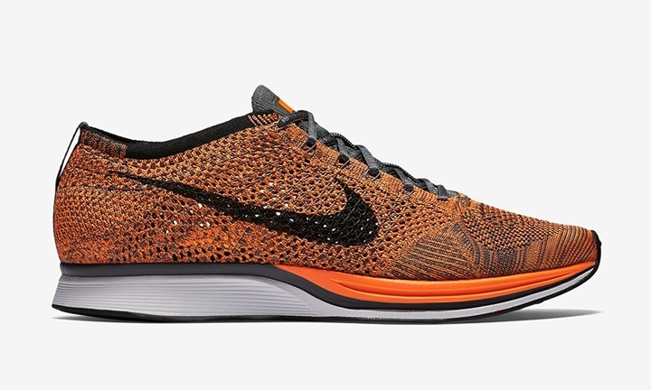 flyknit racer total orange