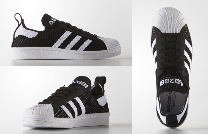 海外展開！adidas Originals SUPERSTAR 80s PRIMEKNIT “Core Black” (アディダス オリジナルス スパースター 80s プライムニット “コアブラック”) [AQ2881]