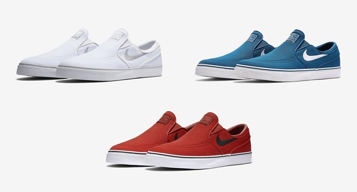 ナイキ SB ズーム ステファン ジャノスキー スリップオン キャンバス 3カラー (NIKE SB ZOOM STEFAN JANOSKI SLIP ON CNVS) [831749-100,310,601]