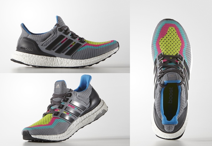 adidas ULTRA BOOST Heather Grey Multi AQ4003 Fullress