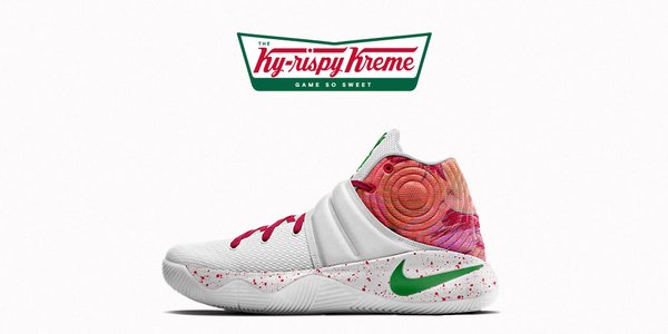 クリスピークリームドーナッツのカラーを再現したNIKE iD KYRIE 2！パッケージカラーにカスタマイズ可能！ (ナイキ カイリー 2)