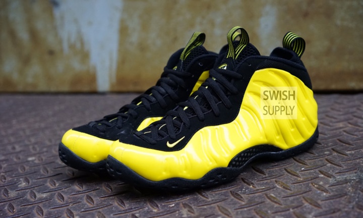 nike air foamposite yellow