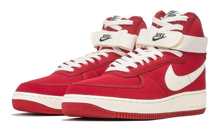 6/4発売！ナイキ エア フォース 1 ハイ レトロ キャンバス “ジムレッド” (NIKE AIR FORCE 1 HIGH RETRO CANVAS “Gym Red”) [832747-600]