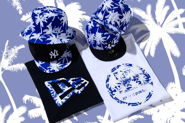 直営限定！New Eraからヤシの木のシルエットをランダムに並べた2016 S/S コレクション「Blue Palm Tree」が発売！ (ニューエラ ブルー パーム ツリー)