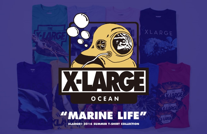 X-largeからサマーシーズンを象徴する「海」をコンセプトとした最新TEE コレクション “MARINE LIFE”が登場！ (エクストララージ)