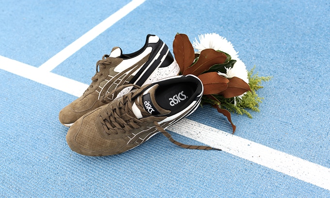 6/4先行発売！ASICS Tiger GEL-SIGHT for monkey time “OLIVE CROWN” (アシックス タイガー ゲルサイト フォー モンキータイム "オリーブ クラウン")