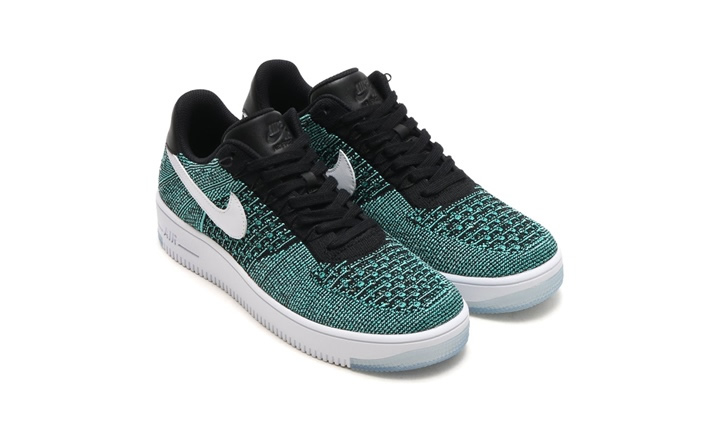 2016年 秋モデル！ナイキ エア フォース 1 ウルトラ フライニット ロー "ハイパー ジェイド/ホワイト" (NIKE AIR FORCE 1 FLYKNIT LOW "Hyper Jade/White" 2016 FALL) [817419-300]