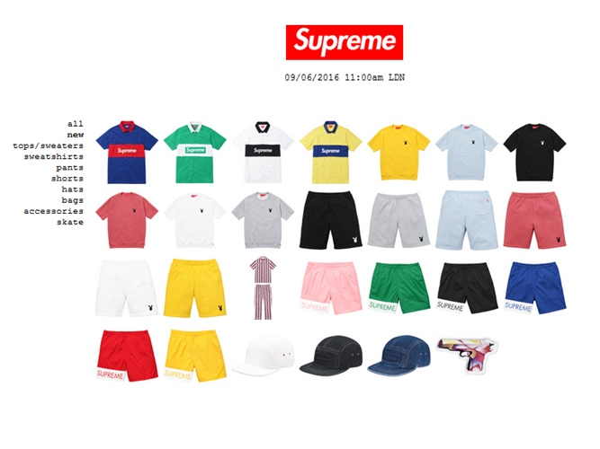 6/11発売！シュプリーム (SUPREME) 2016 S/S レギュラーアイテム一覧！