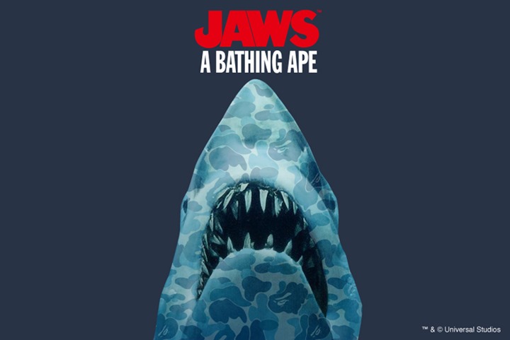 エイプ × 映画 ジョーズがコラボ！6/18から発売！ (A BATHING APE JAWS)