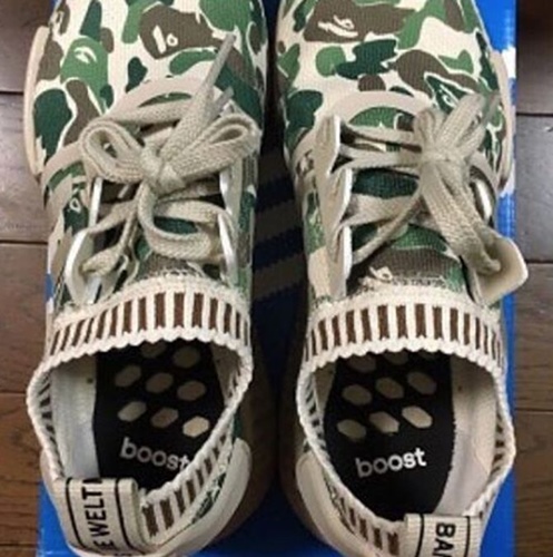 A BATHING APE × adidas Originals NMD_R1 PK {PRIME KNIT} (ア ベイシング エイプ アディダス オリジナルス エヌ エム ディー プライムニット)