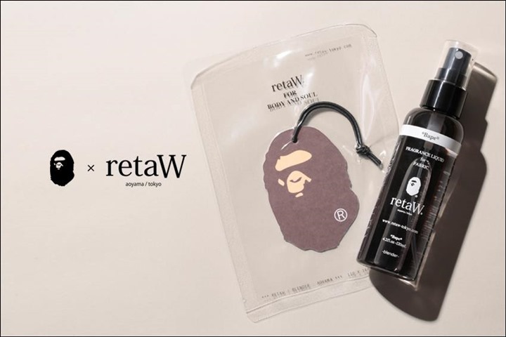 A BATHING APE × retaWのコラボで「Fabric Liquid」「Car Tag」が6/25から発売！ (ア ベイシング エイプ リトゥ)