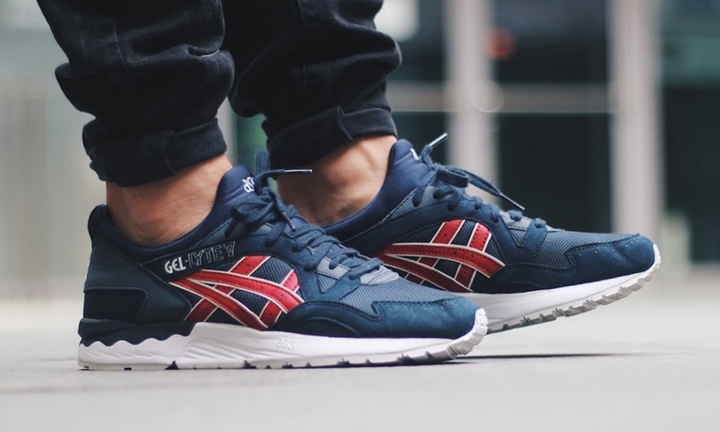 8/1発売！アシックス タイガー ゲルライト 5 “ダーク ブルー/ボルドー” (ASICS Tiger GEL-LYTE V “Dark Blue/Bordeaux”) [HN6A4-5026]