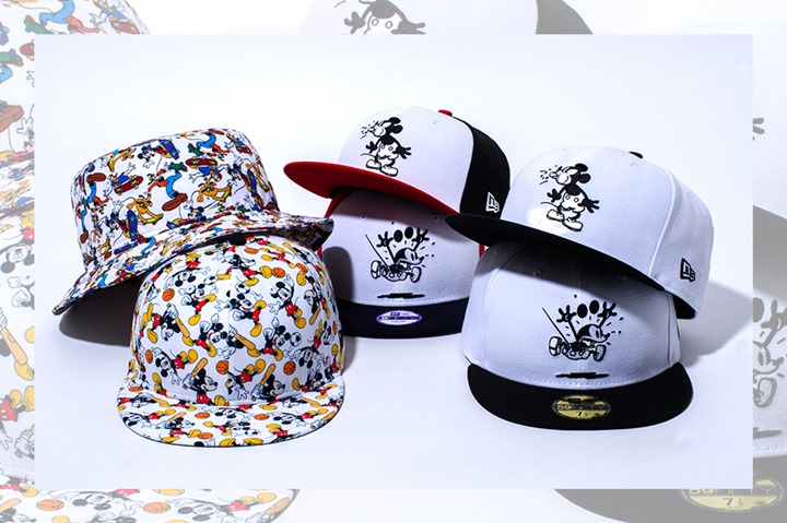 モノトーンモデル/カラフル総柄のDisney × New Era アイテムが7月上旬発売！ (ディズニー ニューエラ)