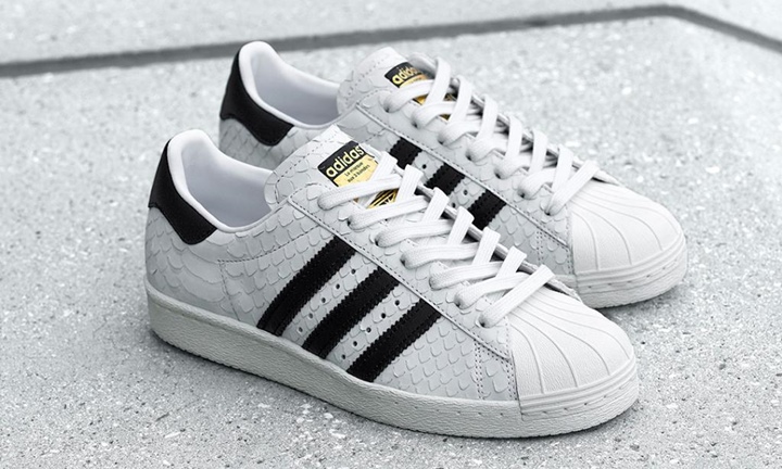 エンボス+スネークスキンのアディダス オリジナルス ウィメンズ スーパースター 80sが8月発売！ (adidas Originals WMNS SUPERSTAR 80s "Emboss Snake Skin") [S76414]