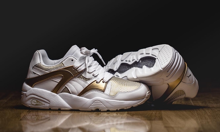 海外展開！PUMA WMNS BLAZE OF GLORY "White/Black-Gold" (プーマ ウィメンズ ブレイズ オブ グローリー "ホワイト/ブラック-ゴールド") [362022-01,02]