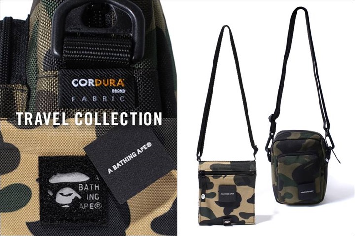 A BATHING APEから1ST CAMOを使用した「BAPE TRAVEL COLLECTION」が7/9から発売！(エイプ)