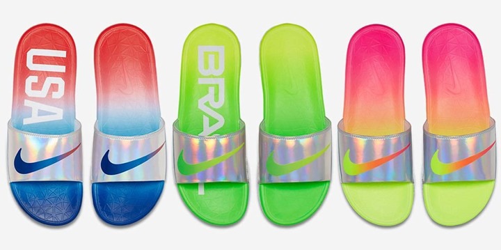 海外展開！眩しい位に輝くナイキ ベナッシ ソーラソフト 3カラー (NIKE BENASSI SOLARSOFT) [835553-371,461,761]