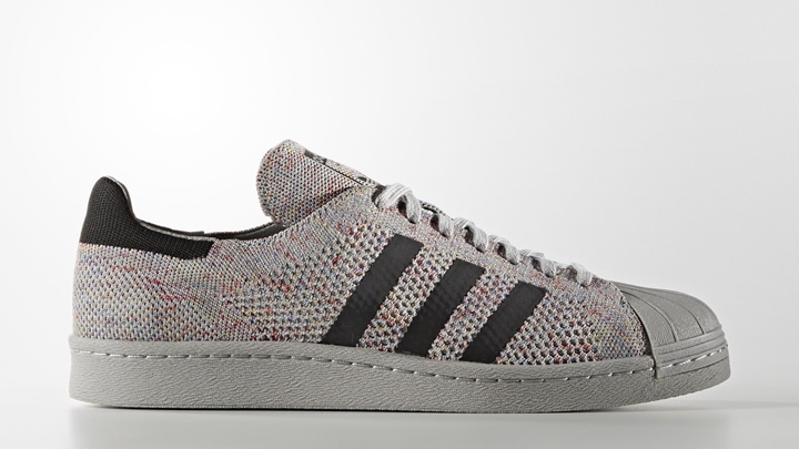 アディダス オリジナルス スーパースター 80s プライムニット "マルチカラー ソリッドグレー" (adidas Originals SUPERSTAR 80s PRIMEKNIT "Multi Solid Grey") [S75843]