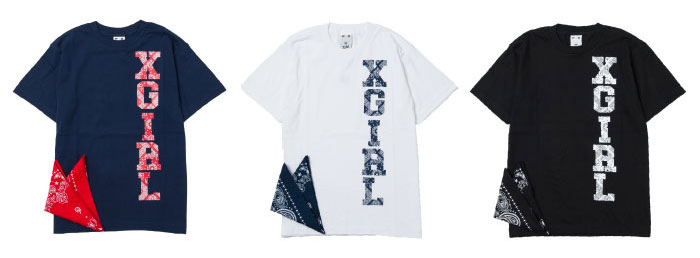 店舗限定アイテム！X-girl BANDANA LOGO S/S BIG TEE (エックスガール バンダナ ロゴ ビッグ ティーシャツ)