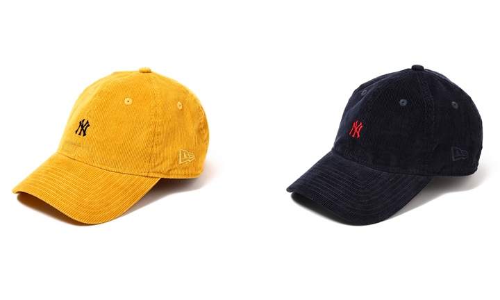 10月上旬発売！New Era × BEAMS チビロゴ コーデュロイ キャップ (ニューエラ ビームス)