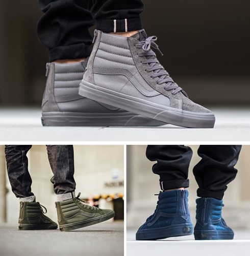 海外展開！VANS SK8-HI ZIP 3カラー (バンズ スケート ハイ ジップ)