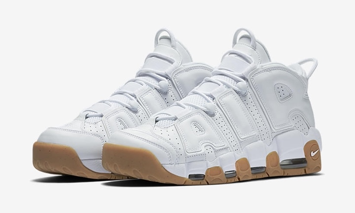 【オフィシャルイメージ】7/20発売！ナイキ エア モア アップテンポ ホワイト/ガム (NIKE AIR MORE UPTEMPO WHITE/GUM) [414962-103]