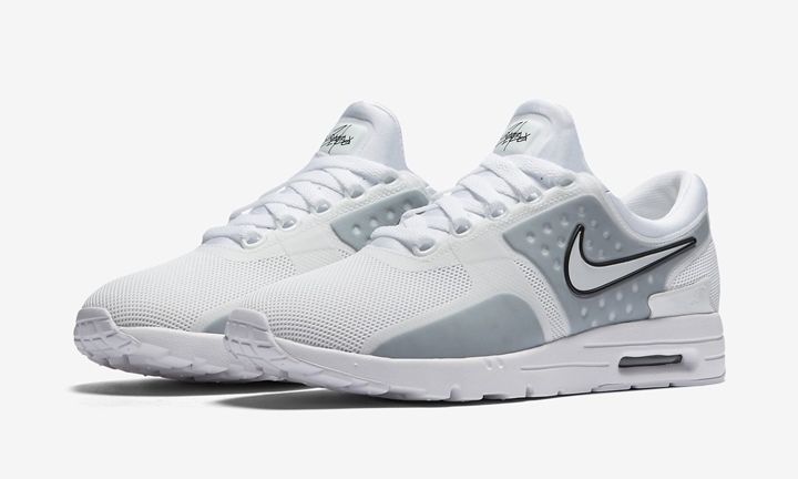 ナイキ ウィメンズ エア マックス ゼロ “ホワイト/ウルフグレー”がNIKE CAで発売！ (NIKE WMNS AIR MAX ZERO LOTC “White/Wolf Grey”) [857661-100]