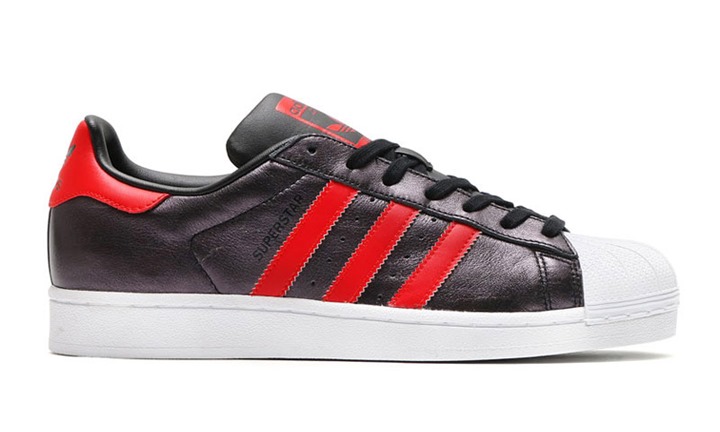 2016年 秋冬モデル！adidas Originals SUPERSTAR “Core Black/Collegiate Red” (アディダス オリジナルス スーパースター “コアブラック/カレッジレッド” 2016 FALL/WINTER) [S75874]