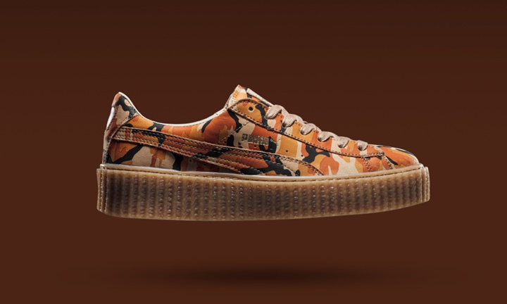 7/28発売！RIHANNA × PUMA SUEDE CREEPER “Orange Camo” (リアーナ プーマ スエード “オレンジ カモ”) [362341-01]