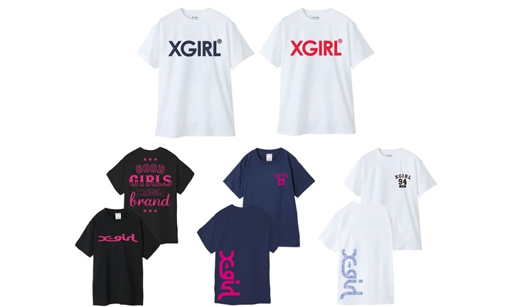 8月中旬発売！EC限定！X-girl ロゴ TEE 5パターンが先行予約！ (エックスガール)