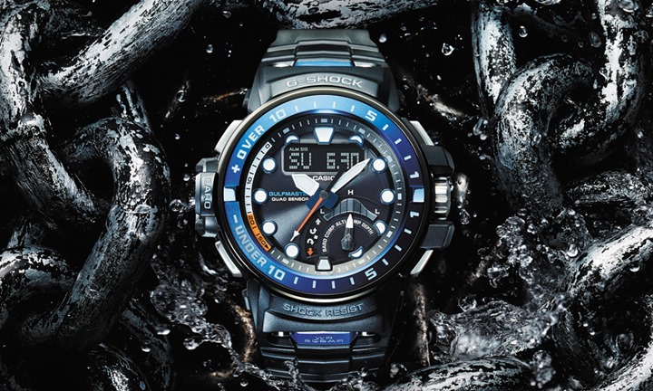 8/5発売！海洋ミッションに役立つ4つのセンサーを搭載したG-SHOCK GULFMASTER GWN-Q1000-1A/7A (ジーショック ガルフマスター)