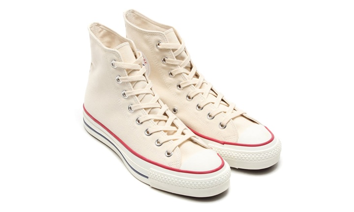 8月上旬発売！キャンバス地+日本製のCONVERSE CANVAS ALL STAR J HI WHITE (コンバース オールスター)