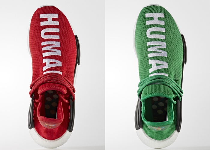 【オフィシャルイメージ】Pharrell Williams x adidas Originals NMD_R1 “HUMAN RACE” Red/Green (ファレル・ウィリアムス アディダス オリジナルス エヌ エム ディー アール ワン “ヒューマン レース” レッド/グリーン) [BB0616,BB0620]