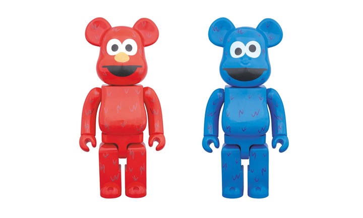 セサミストリート × ベアブリック！エルモとクッキーモンスターが大サイズで11月下旬発売！ (SESAME STREET BE@RBRICK ELMO COOKIE MONSTER)