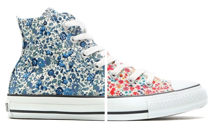 英国リバティ社オリジナルのプリント柄をアッパー全面に採用したCONVERSE ALL STAR LIBERTY PT R HIが8月上旬発売！ (コンバース オールスター)