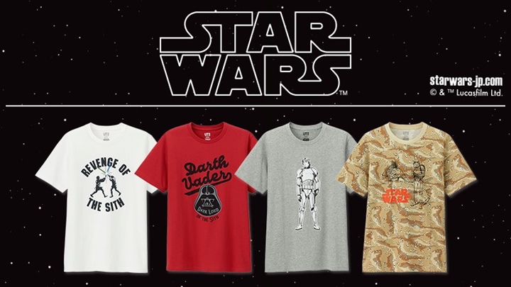 8/1から新柄登場！UNIQLO × STAR WARS コラボアイテム！全11パターン！ (ユニクロ スターウォーズ)