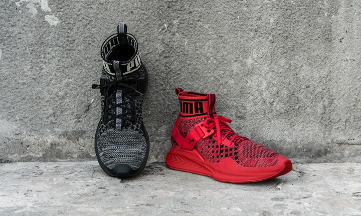 8/1発売！PUMA IGNITE evo KNIT “Red/Black” (プーマ イグナイト エボ ニット “レッド/ブラック”) [189697-09,10]