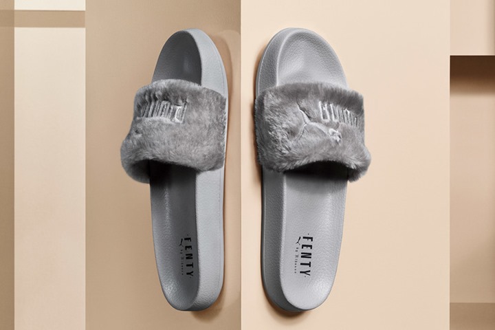 8/5発売！PUMA by RIHANNA “Fenty Fur Slide”から新色”Grey”が登場！ (リアーナ プーマ)