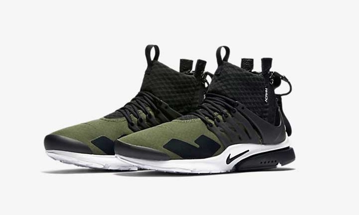 【続報】アクロニウム × ナイキ エア プレスト ミッド “オリーブ” (ACRONYM NIKE AIR PRESTO MID “Olive”)