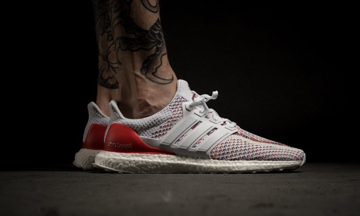 【国内8/16発売】アディダス ウルトラ ブースト “ホワイト/レッド” (adidas ULTRA BOOST “White/White-Red”) [BB3911]