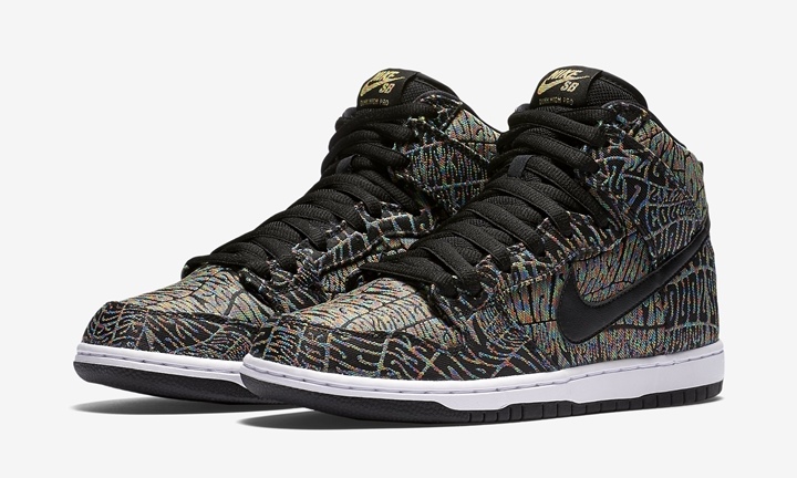 海外展開！ナイキ ダンク SB ハイ プレミアム “ブラック/レインボー” (NIKE DUNK SB HIGH PREMIUM “Black/Rainbow”) [313171-029]