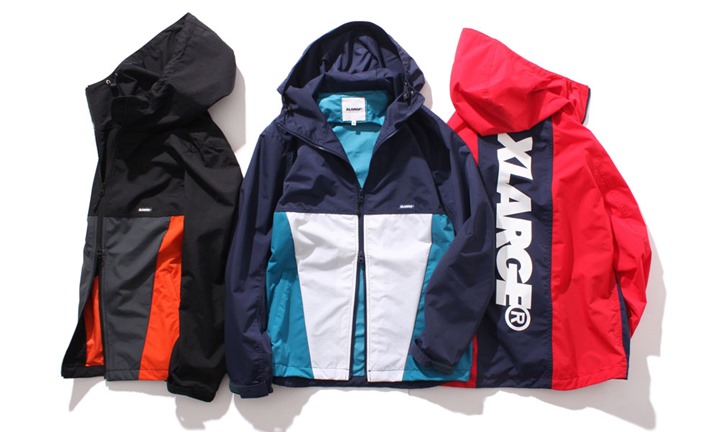 背中にビッグロゴがプリントされたX-large BIG STANDARD LOGO NYLON JACKETが8/19発売！ (エクストララージ)