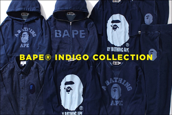 A BATHING APE "INDIGO COLLECTION" 最新作が8/20から発売！ (エイプ "インディゴ コレクション")