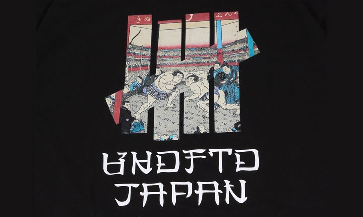 日本の国技「大相撲」のグラフィックを取り入れたUNDEFEATED UKIYOE SUMO S/SL TEEが9月上旬発売！ (アンディフィーテッド 浮世絵 相撲)